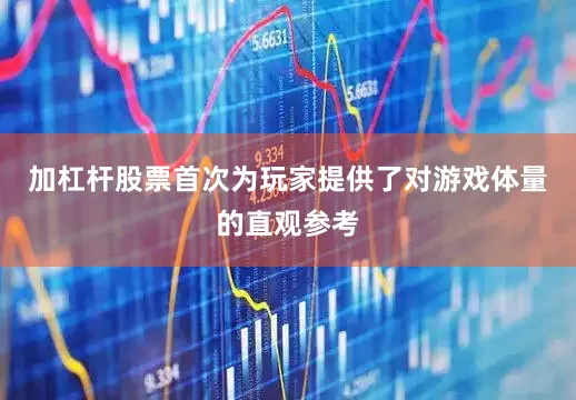 加杠杆股票首次为玩家提供了对游戏体量的直观参考
