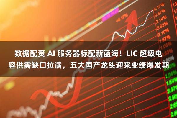 数据配资 AI 服务器标配新蓝海！LIC 超级电容供需缺口拉满，五大国产龙头迎来业绩爆发期