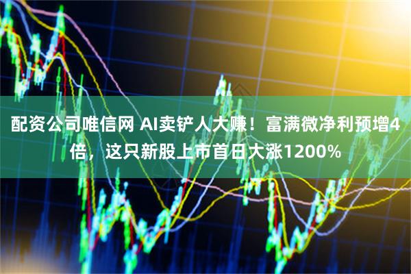 配资公司唯信网 AI卖铲人大赚！富满微净利预增4倍，这只新股上市首日大涨1200%